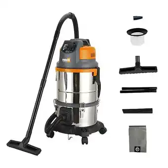 Feider - aspirateur spécial plùtre - eau et poussiÚre 1400 w 28 l - cuve inox - fap1430