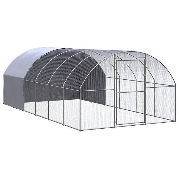 Bricomarché Vidaxl poulailler d'extérieur 3x6x2 m acier galvanisé offre