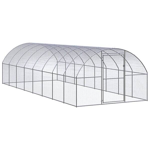 Bricomarché Vidaxl poulailler d'extérieur 3x8x2 m acier galvanisé offre