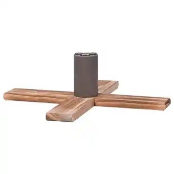 Bricomarché Vidaxl support de sapin de noël 54x54x16 cm offre