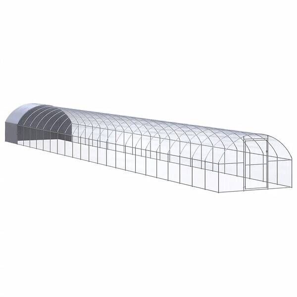 Bricorama Vidaxl poulailler d'extérieur 3x24x2 m acier galvanisé offre