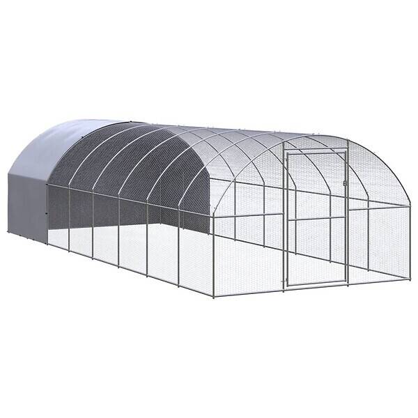 Bricorama Vidaxl poulailler d'extérieur 3x8x2 m acier galvanisé offre