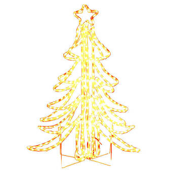 Bricorama Vidaxl arbre de noël pliable avec led blanc chaud 87x87x93 cm offre