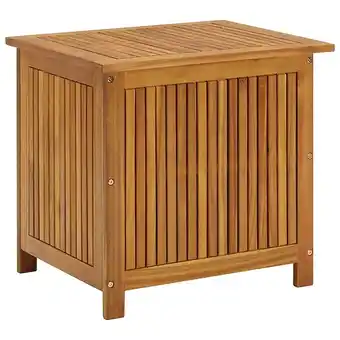 Vidaxl boîte de rangement de jardin 60x50x58 cm bois d'acacia solide