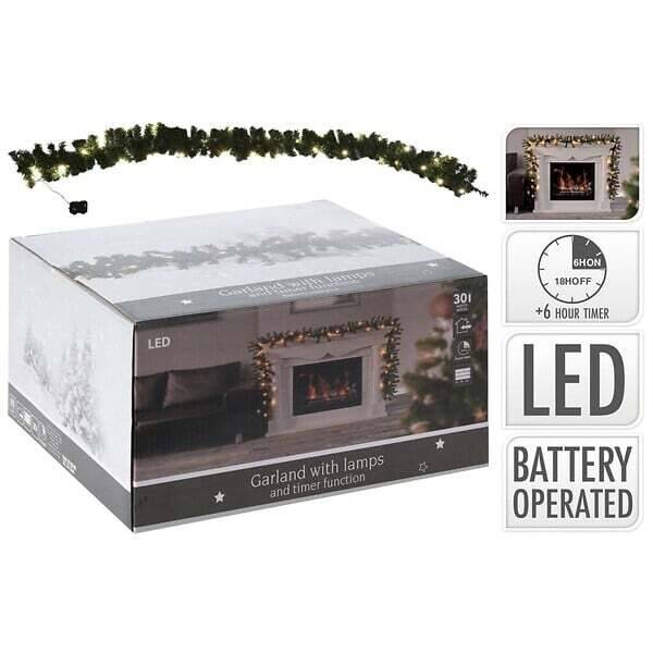 Bricomarché Ambiance guirlande lumineuse de noël avec 30 led 270 cm offre