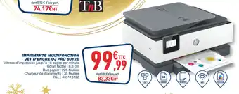 Bureau Vallée Hp imprimante multifonction jet d’encre oj pro 8012e offre