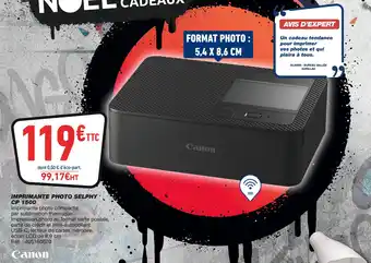 Bureau Vallée Canon imprimante photo selphy cp 1500 offre