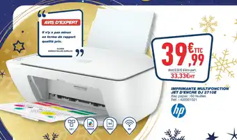 Bureau Vallée Hp imprimante multifonction jet d’encre dj 2710e offre