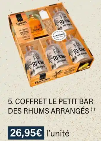 Monoprix Coffret le petit bar des rhums arrangés offre