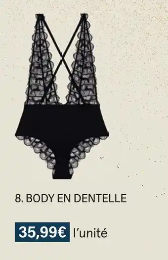 Monoprix Body en dentelle offre