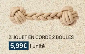 Monoprix Jouet en corde 2 boules offre