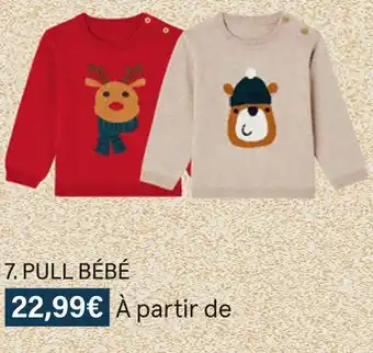 Monoprix Pull bébé offre
