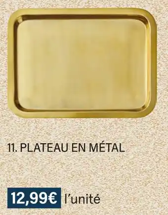 Monoprix Plateau en métal offre