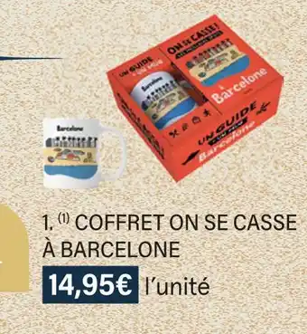 Monoprix Coffret on se casse à barcelone offre
