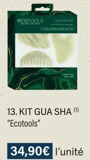 Monoprix Ecotools kit gua sha offre
