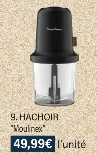 Monoprix Moulinex hachoir offre