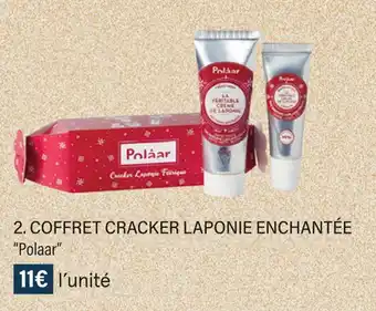 Monoprix Polaar coffret cracker laponie enchantée offre