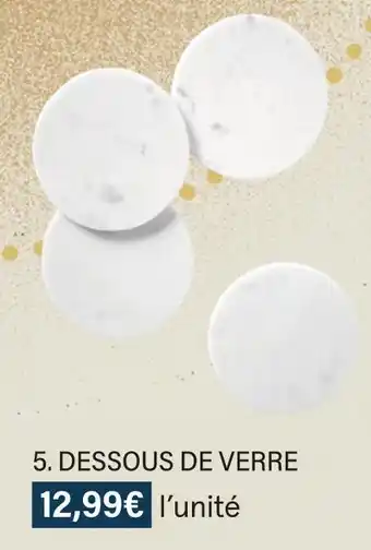 Monoprix Dessous de verre offre