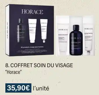 Monoprix Horace coffret soin du visage offre