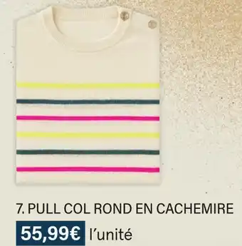 Monoprix Pull col rond en cachemire offre