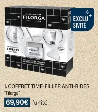 Monoprix Filorga coffret time-filler anti-rides offre