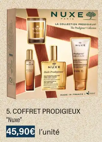 Monoprix Nuxe coffret prodigieux offre