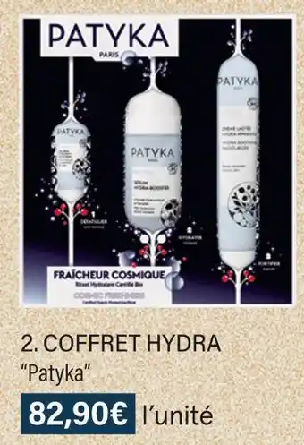 Monoprix Patyka coffret hydra offre