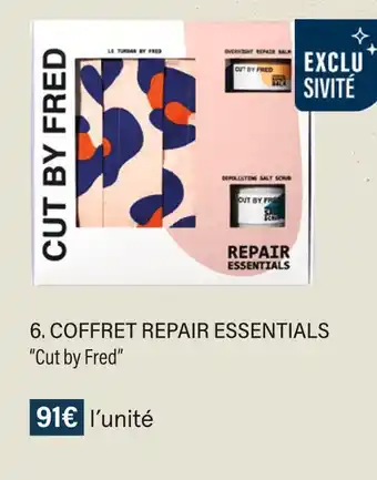 Monoprix Cut by fred coffret repair essentials offre