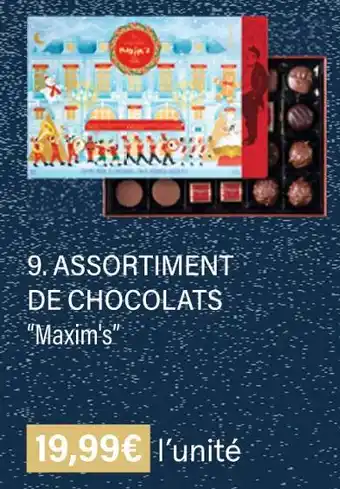 Monoprix Maxim's assortiment de chocolats offre