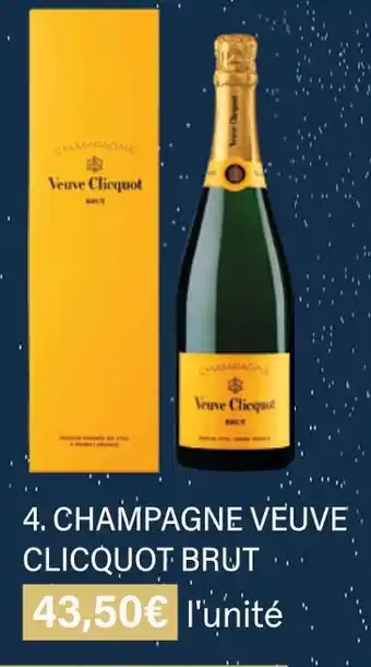 Monoprix Veuve clicquot champagne brut offre
