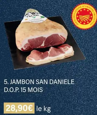 Monoprix Jambon san daniele d.o.p. 15 mois offre