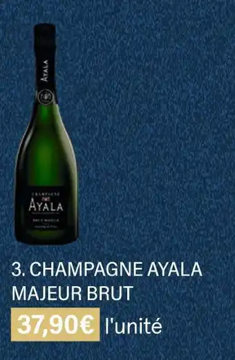 Monoprix Ayala champagne majeur brut offre