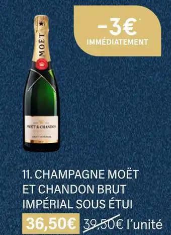 Monoprix Moët et chandon champagne brut impérial sous étui offre