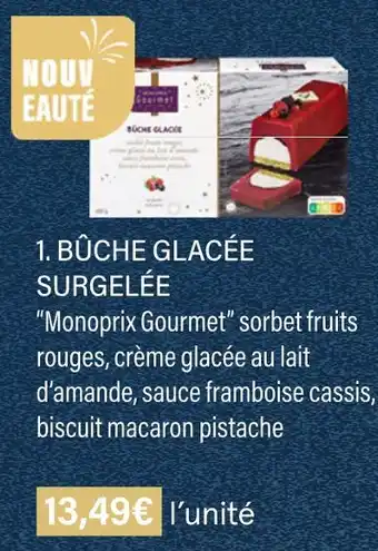 Monoprix Bûche glacée surgelée offre
