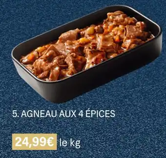 Monoprix Agneau aux 4 épices offre