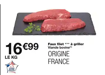 Faux filet Ă griller