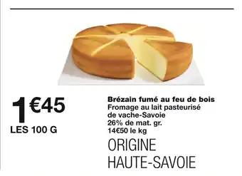 Monoprix Brézain fumé au feu de bois offre