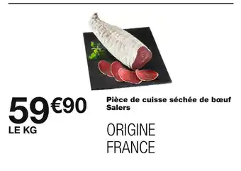 Monoprix Pièce de cuisse séchée de bœuf salers offre