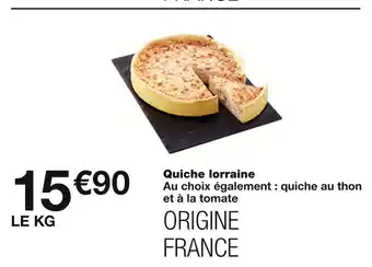 Monoprix Quiche lorraine offre