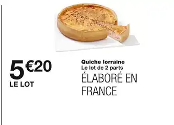Monoprix Quiche lorraine offre