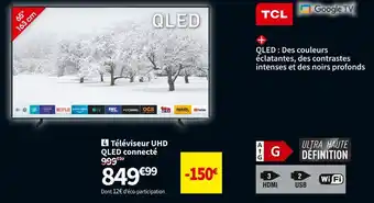 Samsung téléviseur uhd qled connecté tq65q67c