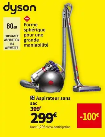 Dyson aspirateur sans sac big ball parquet 2