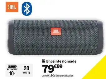 Conforama Jbl enceinte nomade flip essential 2 offre