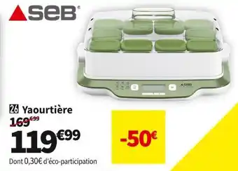 Conforama Seb yaourtière yg661310 offre