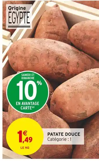 Intermarché Patate douce offre