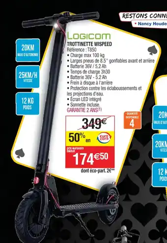 Cora x Carrefour TROTTINETTE WISPEED offre
