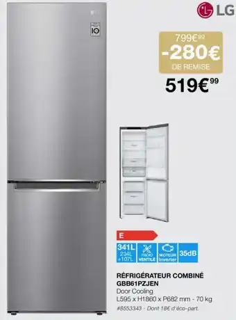 Costco RÉFRIGÉRATEUR COMBINÉ offre