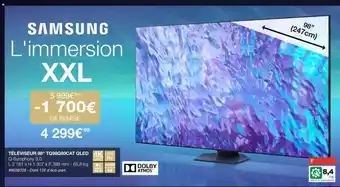 Costco TÉLÉVISEUR 98 TQ98Q80CAT QLED offre