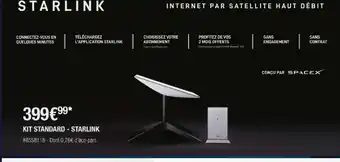 Costco KIT STANDARD - STARLINK offre