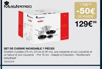 Costco SET DE CUISINE INOXIDABLE 7 PIÈCES offre